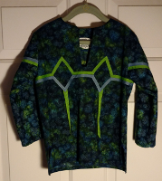 Blue & Green Marble w/Ferns