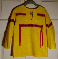 Bright Yellow w/Red Ribbons