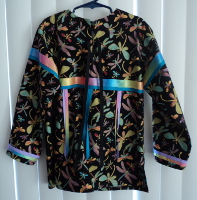 Pastel Dragonflies on Black.