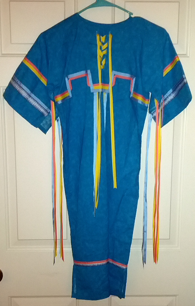 Child's Size 8 Blue Marble