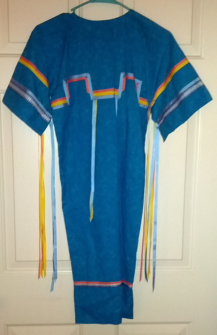 Child's Size 8 Blue Marble