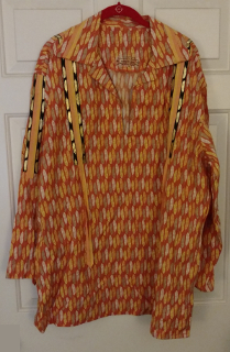 >Orange w/ Small Feathers