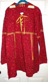 Red Swirls w/Red & Yellow Ribbons