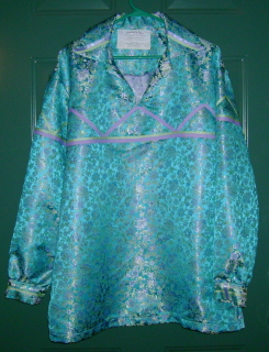 Adult Turquoise Brocade