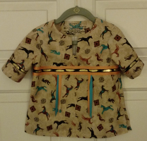 Toddler 3T Tan w/ Horses