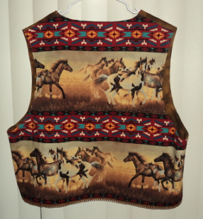 Adult XL Horses 2 Back